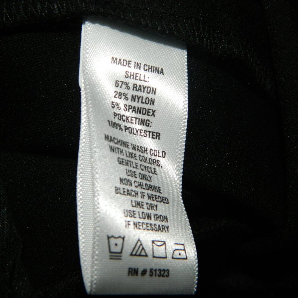 CeCe 2 pc Pant Suit Black Blazer 3X Pants 20W (OF) - Picture 9 of 9